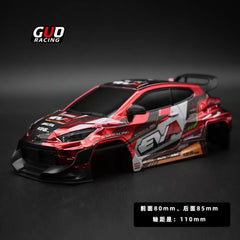 TG Racing 1/24 Toyota Yaris D24 RW00 ABS Hard Body Shell (110mm Wheelbase) for Mini-Z & Micro Drift