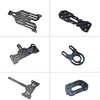 TG Racing Carbon Fiber Chassis Parts: Front Plate, Upper Deck, Motor Mount, Stealth Magnetic Mount