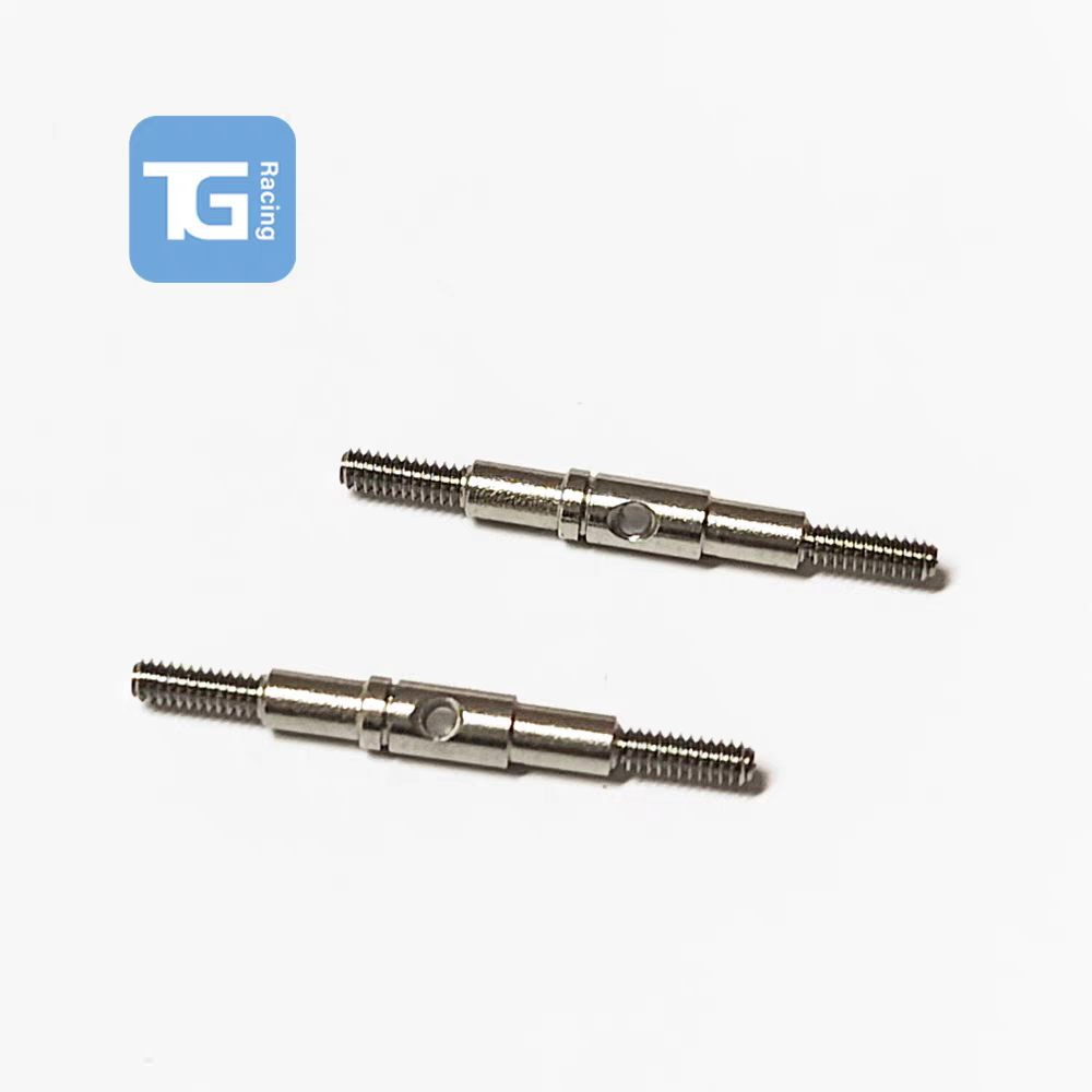 TG Racing 1/24 RWD RC Drift Car M1.4 Metal Tie Rods – Short & Extended Steel Steering Link Rods
