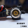 22mm Metal BBS Wheel & Lettered Drift Tire Set for Kyosho MINI-Z, MINI-Q, MINI-D, MK3, DB Micro RC