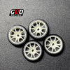 Kyosho Mini-Z AWD, HGD1, MINI-Q, K989 "Ghost Claw" 20mm Plastic Wheel Hub & Drift Tires