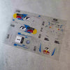 1/28 LD2801 Polo Body Decal Set (Red Bull Livery) - UV Transfer Sticker for Mini RC