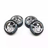 22mm Metal Drift Wheels & Tires for Mini-Z, DRZ, Mini-Q, WLtoys AWD | RC Micro Drift Rims