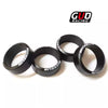 20/22mm POM / Delrin Super Smooth Flat Drift Tires for MINI-Q, MINI-Z, DRZ, K969