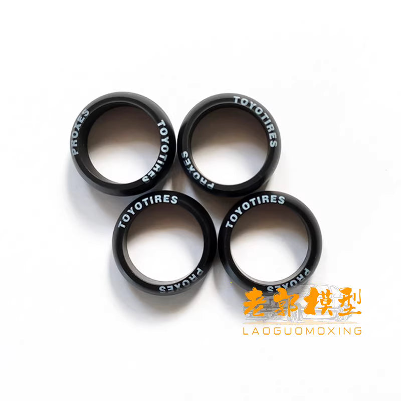 High Precision Thickened Drift Tires w/ Logo for MINI-Q, MINI-Z, XRX, DRZ, BM, WLtoys