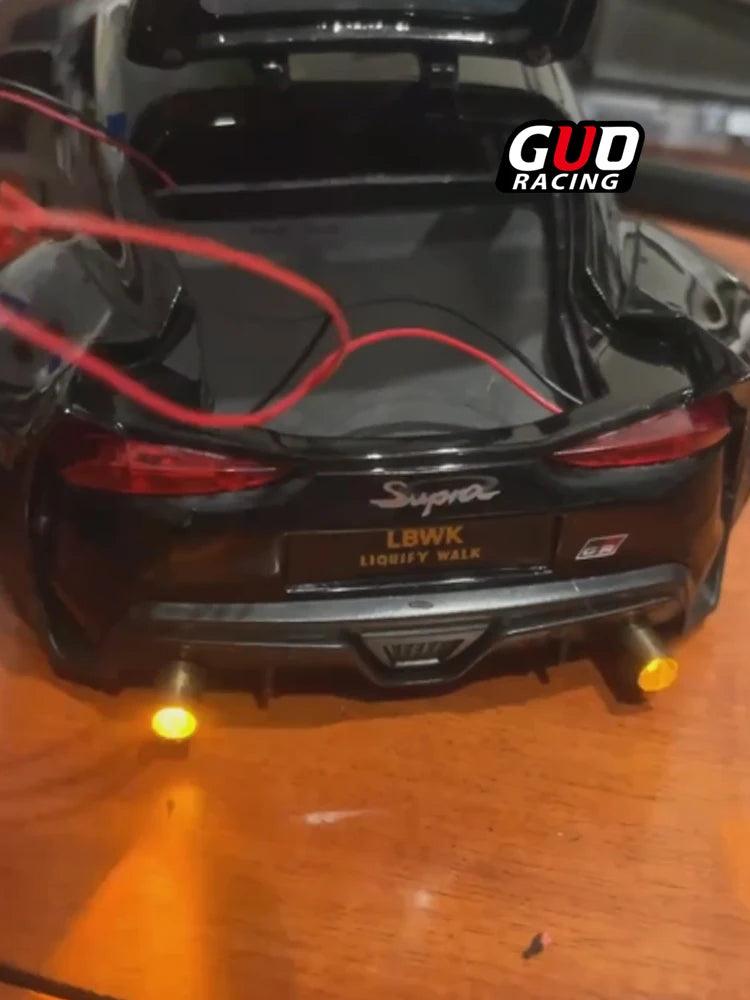 TG Racing RC model mosquito Car MINI-Q MINI-D Wltoys K969 K989 simulation of inertial flash tail throat light