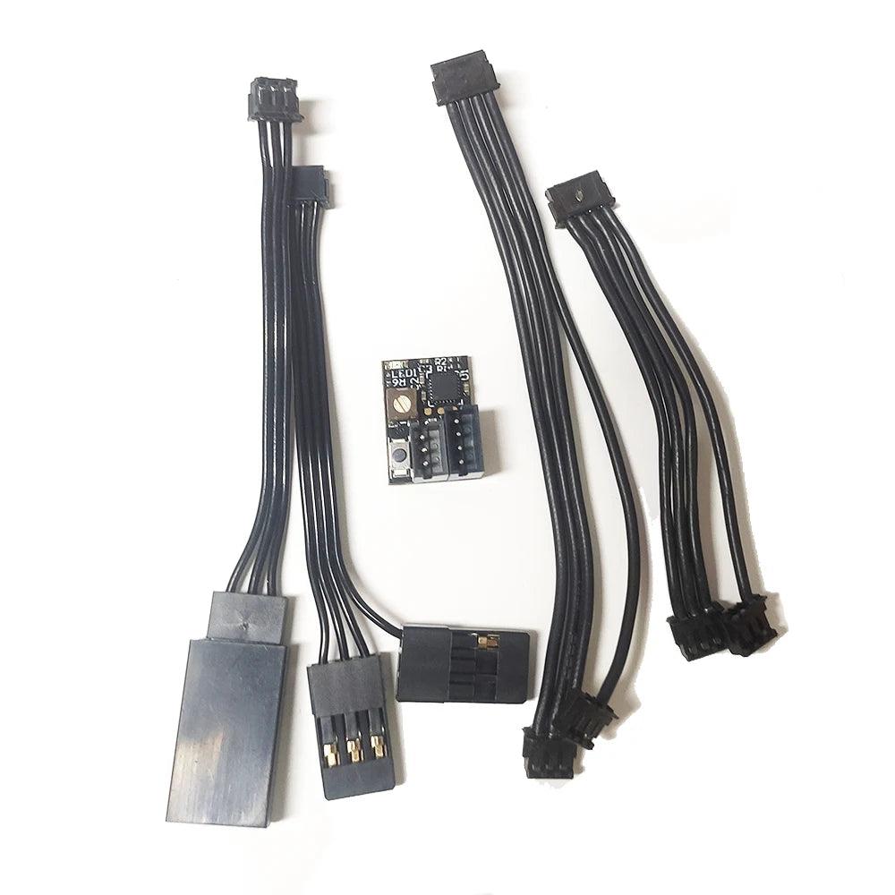 GT55racing Gyroscope rear-drive drift mosquito car V4 wired without shell