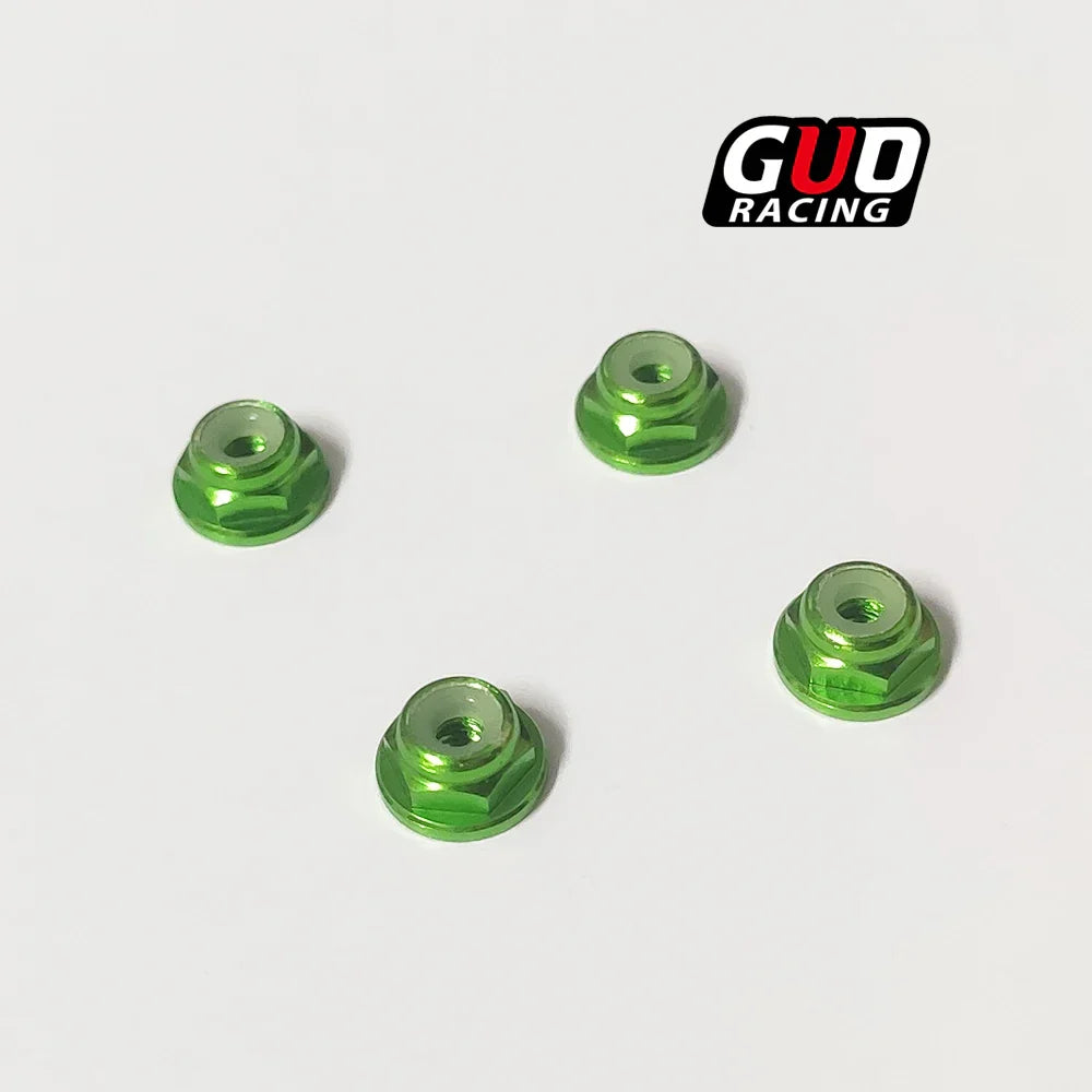 4.5mm Flange Lock Nut for Mini RC Wheels (MINI-Q, MINI-Z AWD, XRX, GLA, ATM) - Anti-Loosen
