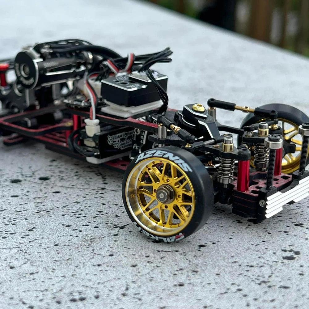 TG Racing 4 pcs/set alloy rim wheel classic drift take Upgrades for RC 1/24 Wltoys K969 drift Kyosho mini-Z TG