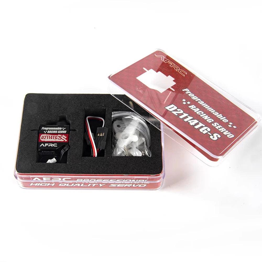 AFRC-D2114TG-S Micro all metal steering gear TG MINI-Q TRC MK2 XRX GLD DRZ ART2 RW00 Drift car modified and graded