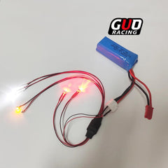 1/28 モスキート カーライト WLtoys K969 K989 284131 MINI-D プラグインライト 4灯 6灯