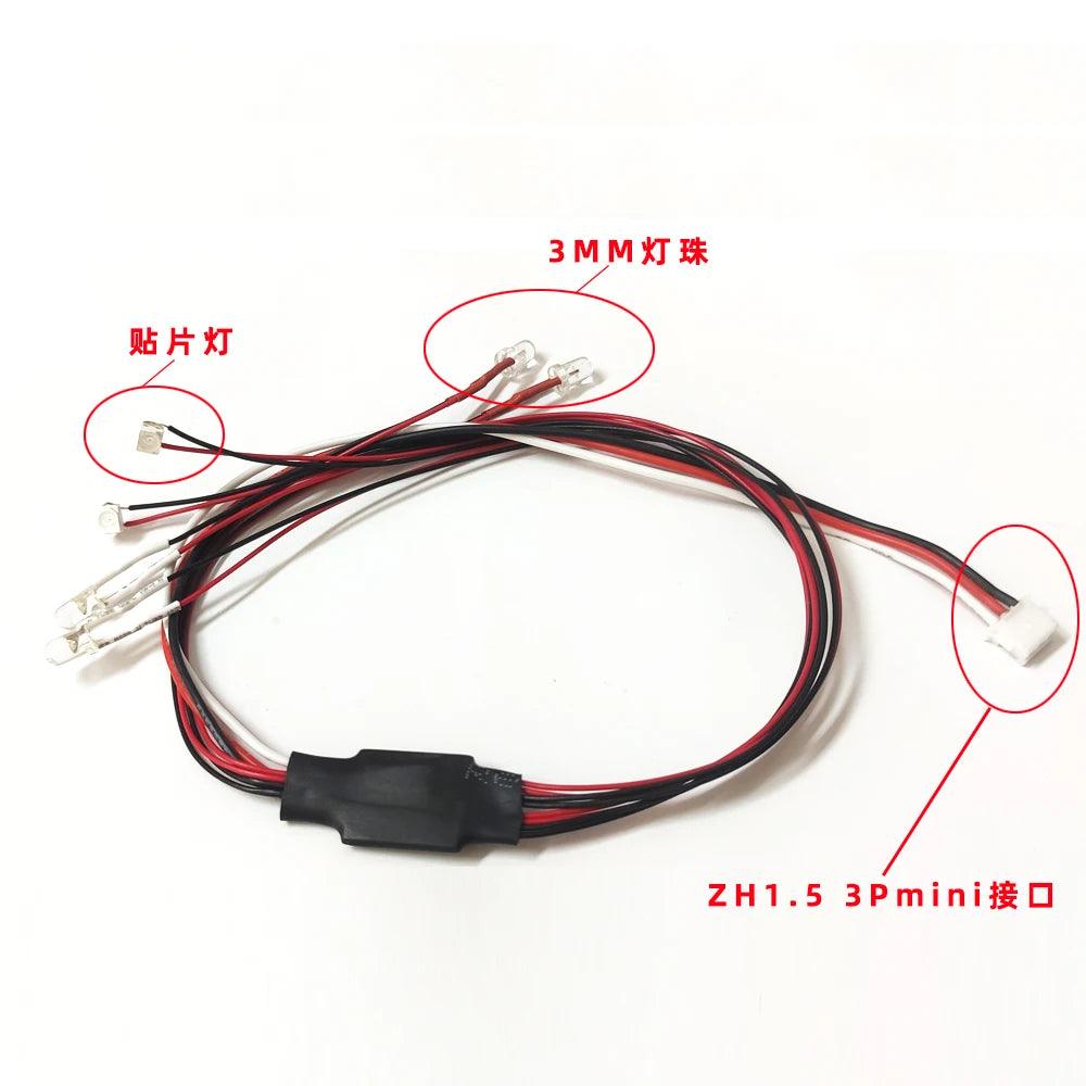 RC control remote mosquito car MINI receptor fuss FUTABA SANWA receptor direto plug permanente mosquito carro luz grupo