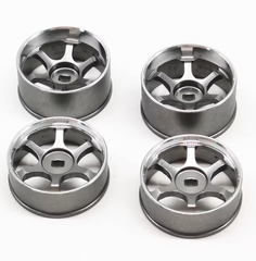 22mm Metal Drift Wheels & Tires for Mini-Z, DRZ, Mini-Q, WLtoys AWD | RC Micro Drift Rims