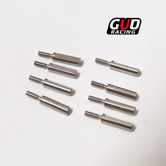 TG Racing 304 Stainless Steel Suspension Arm Extension Pins (Long/Short) for RWD Mini Drift