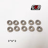 TG Racing Full Metal Ball Bearing Set (3x6x2, 6x10x3, 3x6x2.5mm) for RWD Drift Mini RC