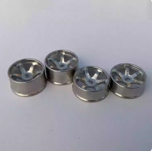 High Precision Metal TE37 Wheel Hub & Drift Tires for MINI-Z, MINI-Q, AMZ, XRX, DRZ