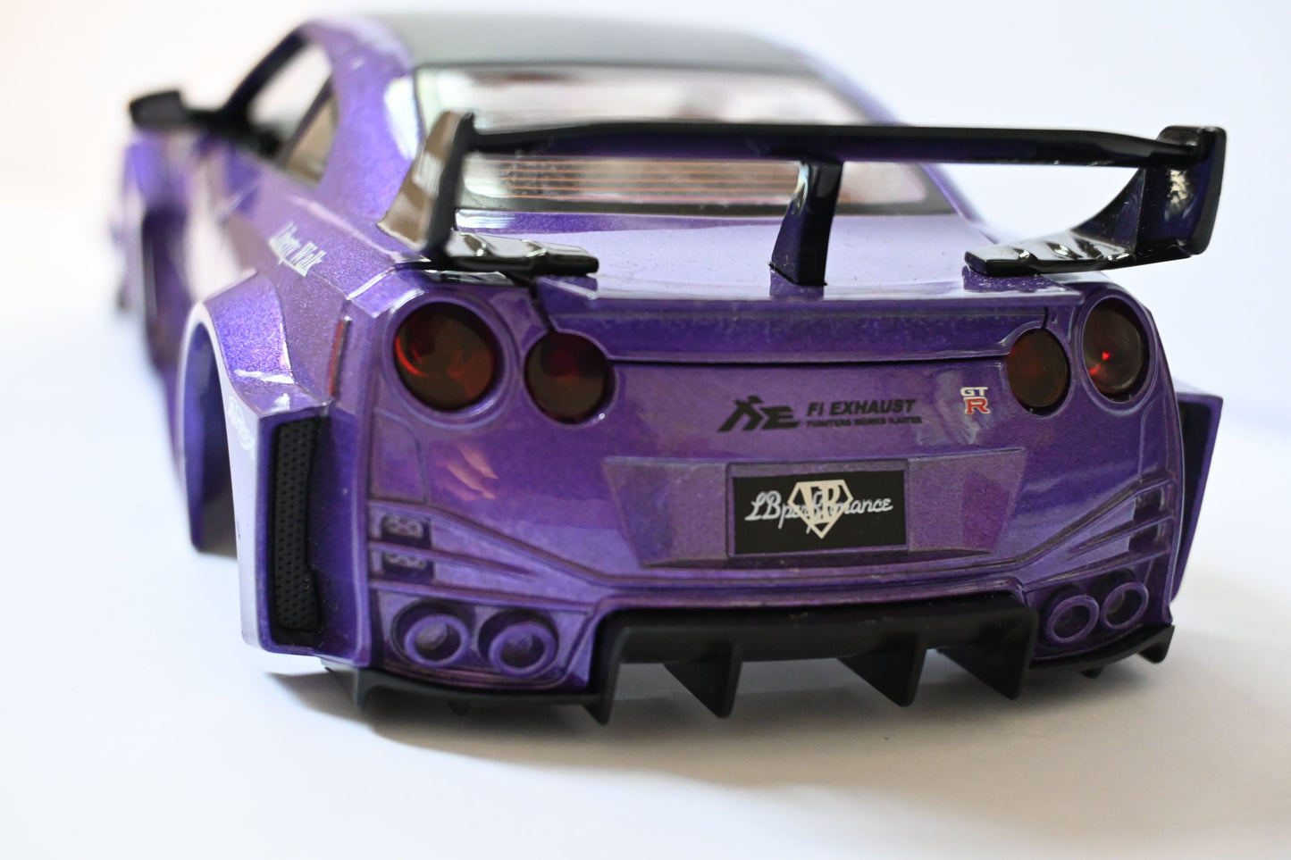 TG Racing 1/24 1/27 RWD Drift Metal Body Shell (Nissan GTR Purple) - WLtoys Compatible