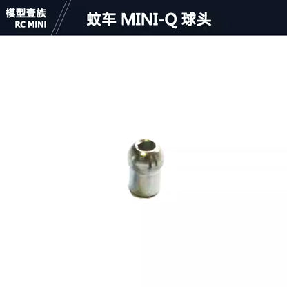 1/28 Mini RC Steering Knuckle / Battery Compartment 3.5mm Metal Ball Studs & M2 Screws (MINI-Q, WLtoys)