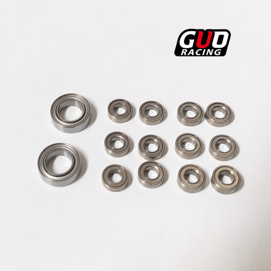 TG Racing Full Metal Ball Bearing Set (3x6x2, 6x10x3, 3x6x2.5mm) for RWD Drift Mini RC