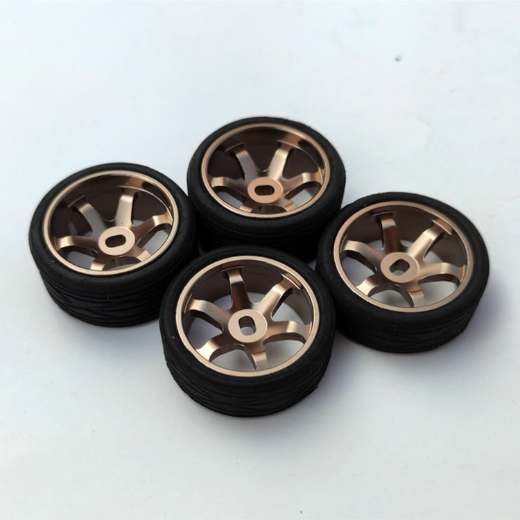 6-Spoke Metal Wheel Hubs for MINI-Z AWD, XRX, AMZ, WLtoys, DRZ, GLA, BZ Mini RC