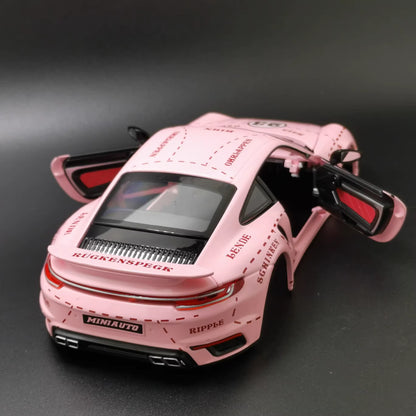 TG Racing 1/24 RWD Drift Metal Body Shell (Porsche Pink Pig 110mm) - WLtoys Upgrade