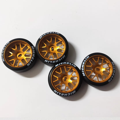 Kyosho MINI-Z 22mm Multi-Spoke Metal Wheel Hubs for AWD, AMZ, MINI-Q, GLA, WLtoys