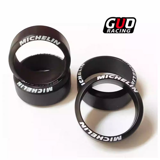 20/22mm POM / Delrin Super Smooth Flat Drift Tires for MINI-Q, MINI-Z, DRZ, K969