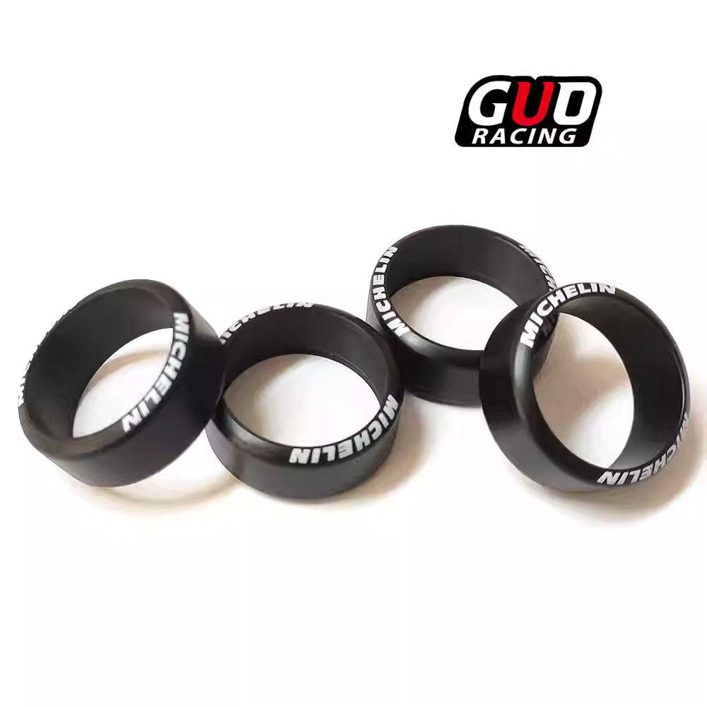 20/22mm POM / Delrin Super Smooth Flat Drift Tires for MINI-Q, MINI-Z, DRZ, K969