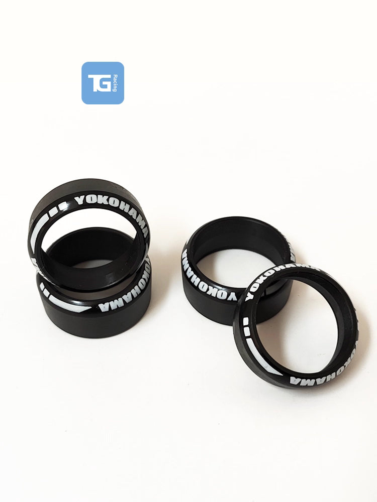 TG Racing 1/24 1/28 Super Hard Smooth Gradient Camber Drift Tires (MINI-Z, DB)