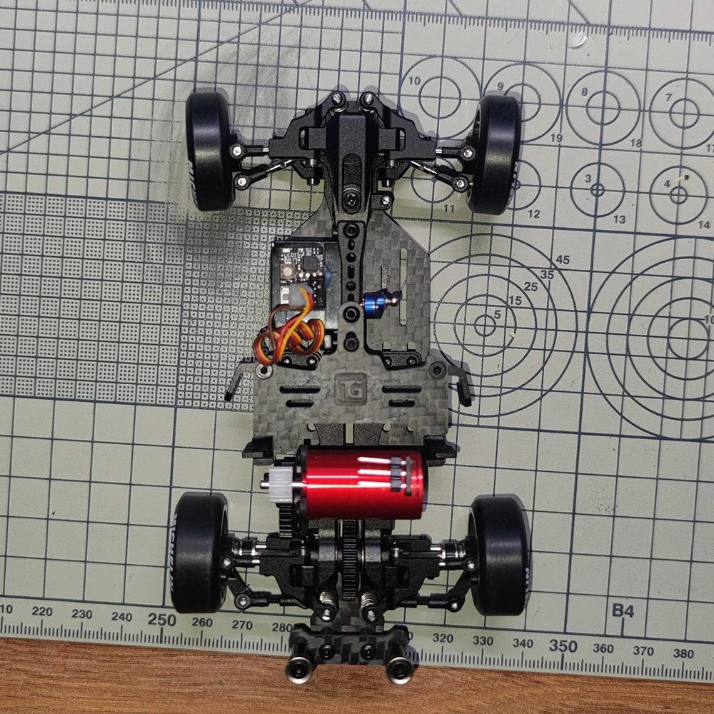 TG RACING RC Car RWD REar-drive Drift Racing Frame 1/24 1/28 Remote Control Vehicle An empty frame has been assembled