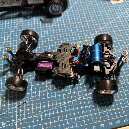 TG Racing 1/24 RWD Drift Mini RC Car Chassis - New Full Option (OP) Upgrade Frame