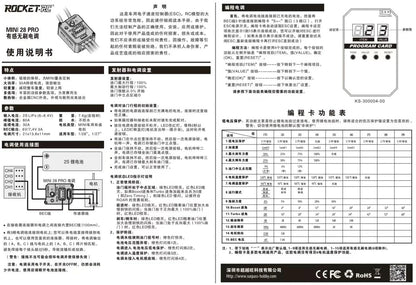 ROCKET Mini 1525 Sensored Brushless Motor & ESC Combo for 1/24-1/28 Mini Drift RC