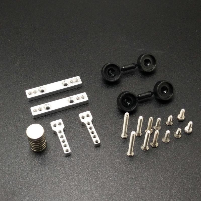 Aluminium Alloy Invisible RC Car Shell Column Body Post Bracket Set for 1/28 MINI D 4WD RWD Remote Control Car Upgrade Parts