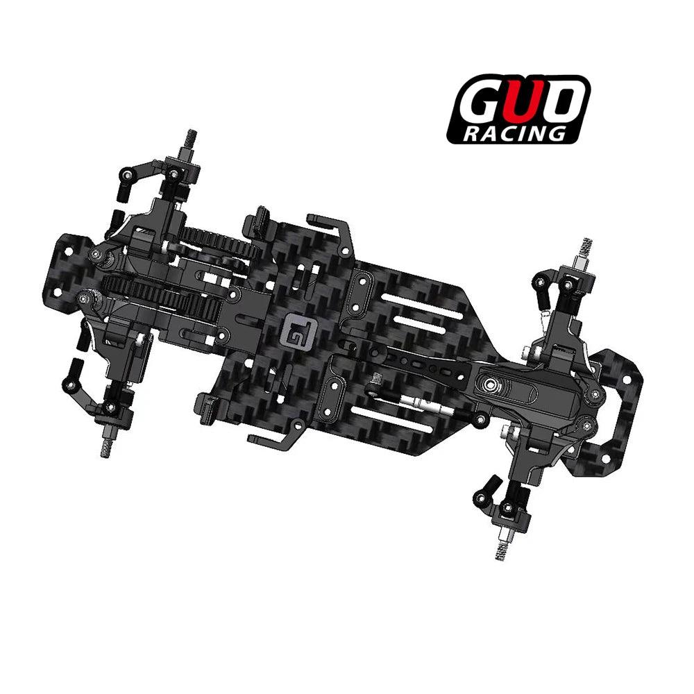 TG RACING RC Car RWD REar-drive Drift Racing Frame 1/24 1/28 Remote Control Vehicle An empty frame has been assembled