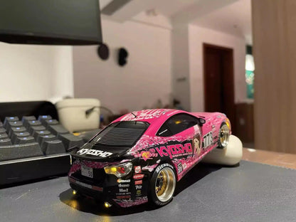 TG Racing NEU MINIZ 4-tlg. RC Drift-Autofelgen-Reifen-Set MINIQ AWD HGD1 K989 K969 XRX Upgrade-Metallradnabe mit Drift-Logo-Reifen