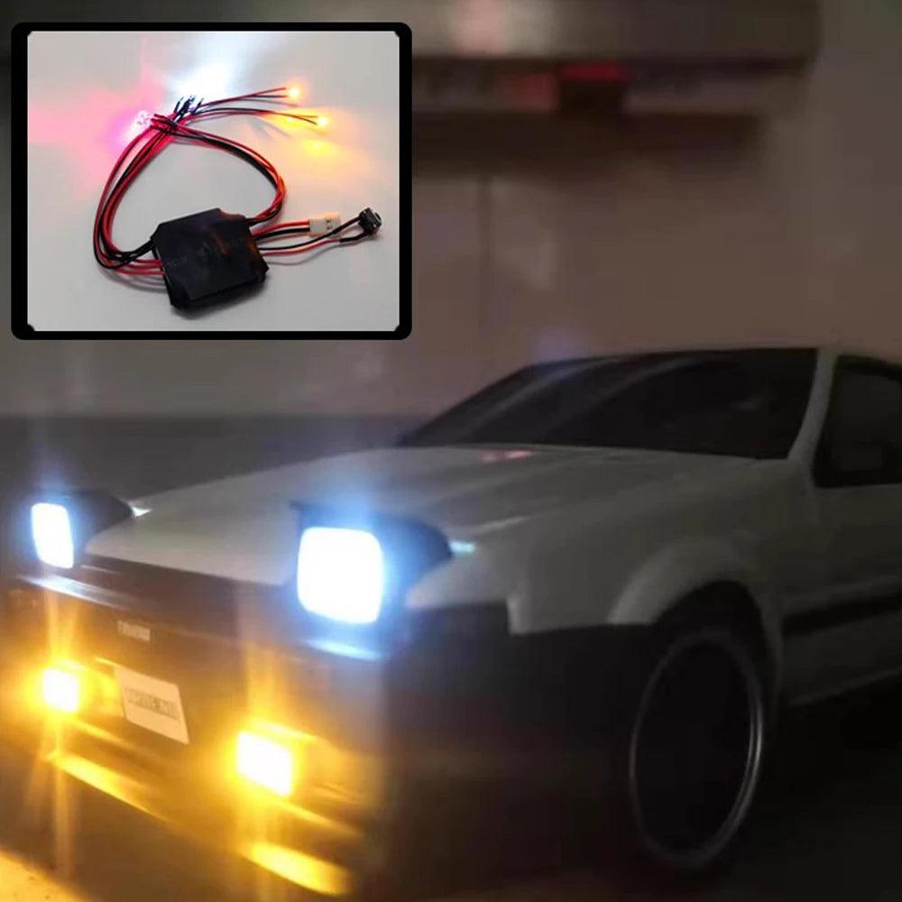 WLtoys Car LED Light Set RC 1/28 1/24 for Kyosho AWD Sport DRZ RC Cars