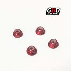 4.5mm Flange Lock Nut for Mini RC Wheels (MINI-Q, MINI-Z AWD, XRX, GLA, ATM) - Anti-Loosen