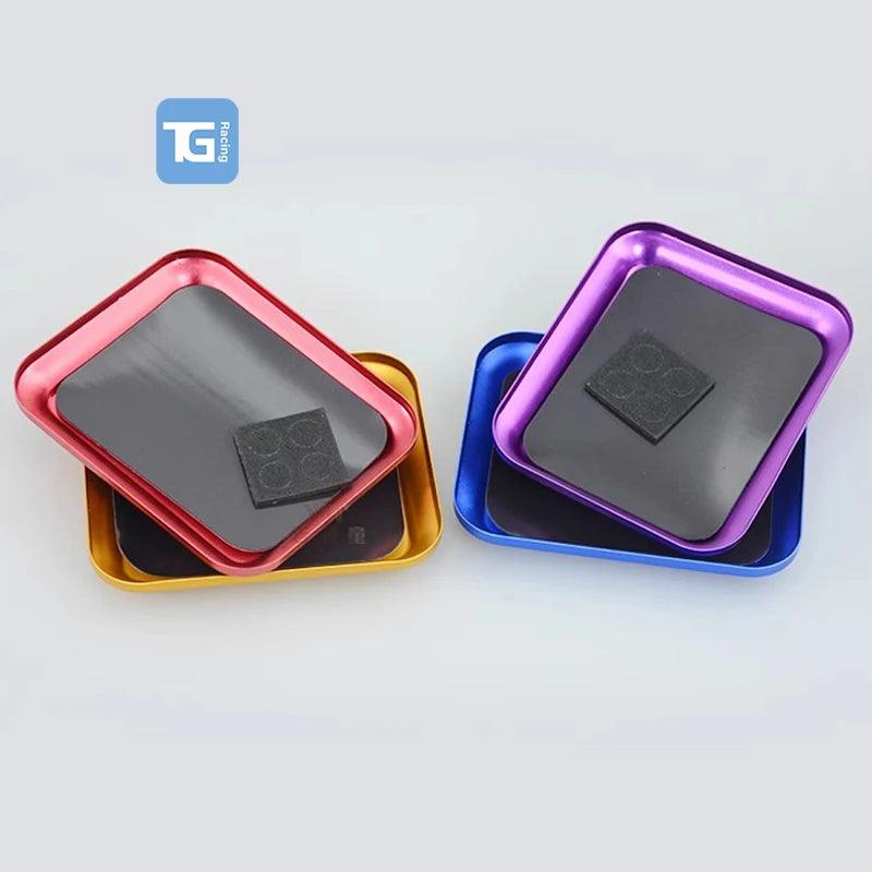 TG Racing 1/24 R/C Mosquito Repair Tools Small Parts Tray Magnetic Screwdriver Tray