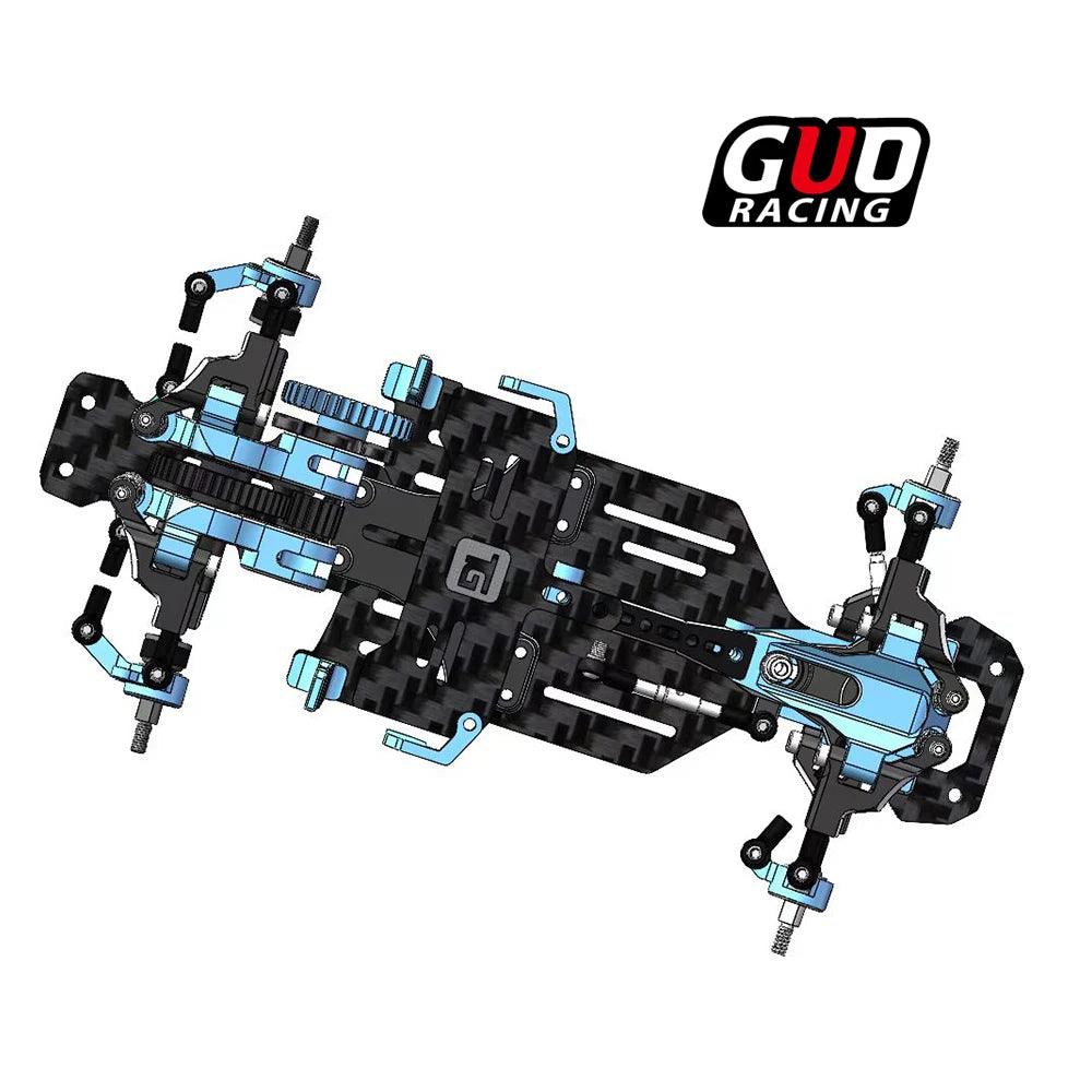 TG RACING RC Car RWD REar-drive Drift Racing Frame 1/24 1/28 Remote Control Vehicle An empty frame has been assembled