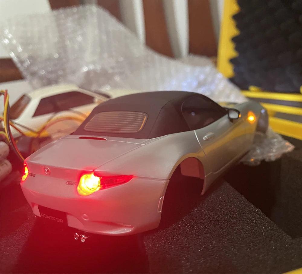 TG Racing Mosquito car lights MINI-Q MINI-D Willy Orlando Hunter light set JR insert the third channel CH3 four lights six light