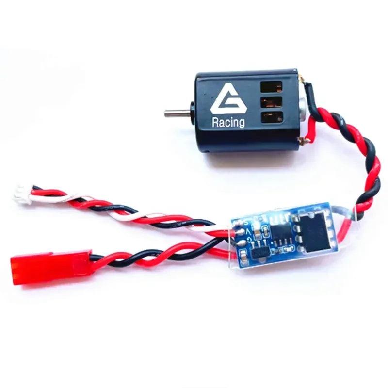 TG Racing 10A Brush ESC 130 Motor for 1/24 1/28 Mini RC Drift Car TG Racing Mini-Q Mini-D Wltoys K989 Upgrade Parts