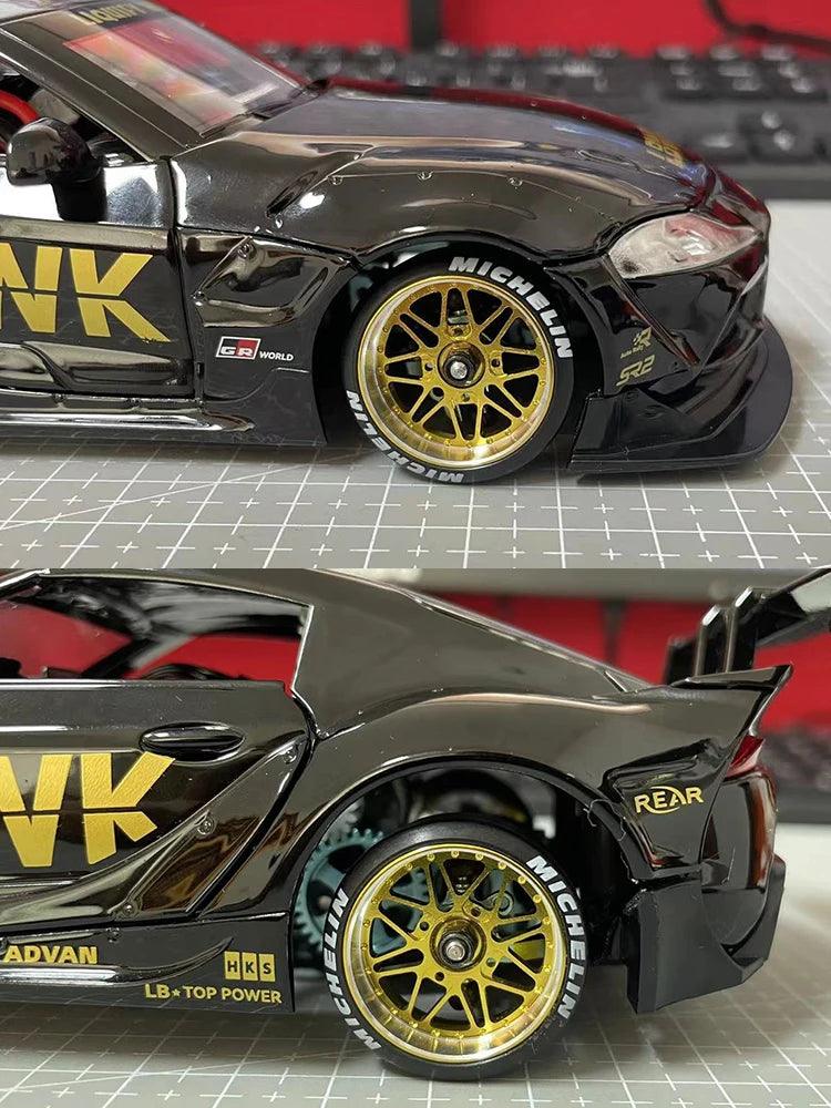 Novo 2Pcs 22mm Hub De Roda De Metal para 1/28 1/24 Modelo RC Mosquito Carro MINI-Q Wltoys K989 284131 TG RACING Upgrade Parts