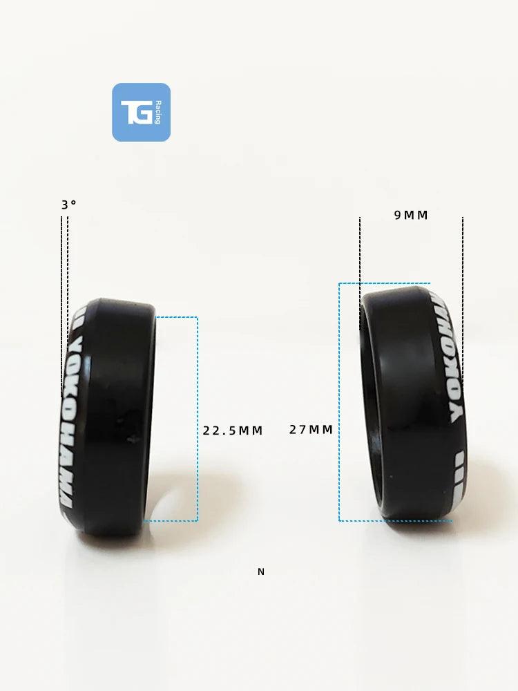 TG Racing1/24 1/28 Rear Drive Drift Mosquito Tire Ultra Hard Super Slick Gradient Camber MINI-Z DB MINI-Q MINI-D LSD