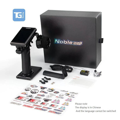 FLYSKY Noble NB4+ 8CH 2.4G Waterproof Touch Color Screen Radio for Mini RC Model