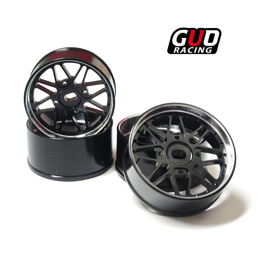 22mm Metal 5-Star Wheel Hub Drift Tires for 1/28 & 1/24 RC Cars | RW00 DriftART XRX Wltoys K989 K969 HGD1 TG