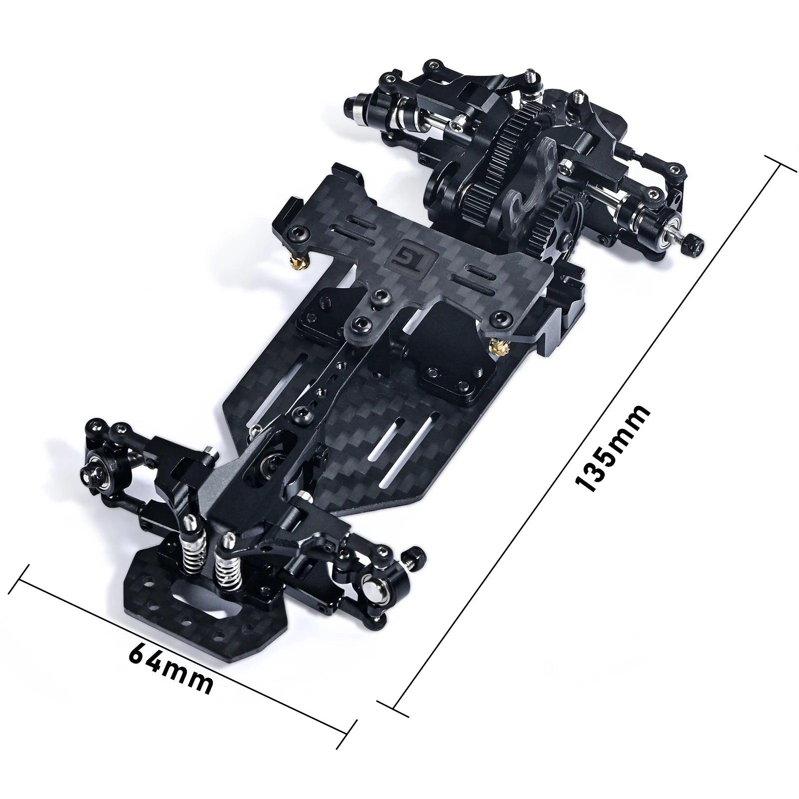 TG RACING 1/24 1/28 Assembled Car Frame RC Electric Remote Control Model Car