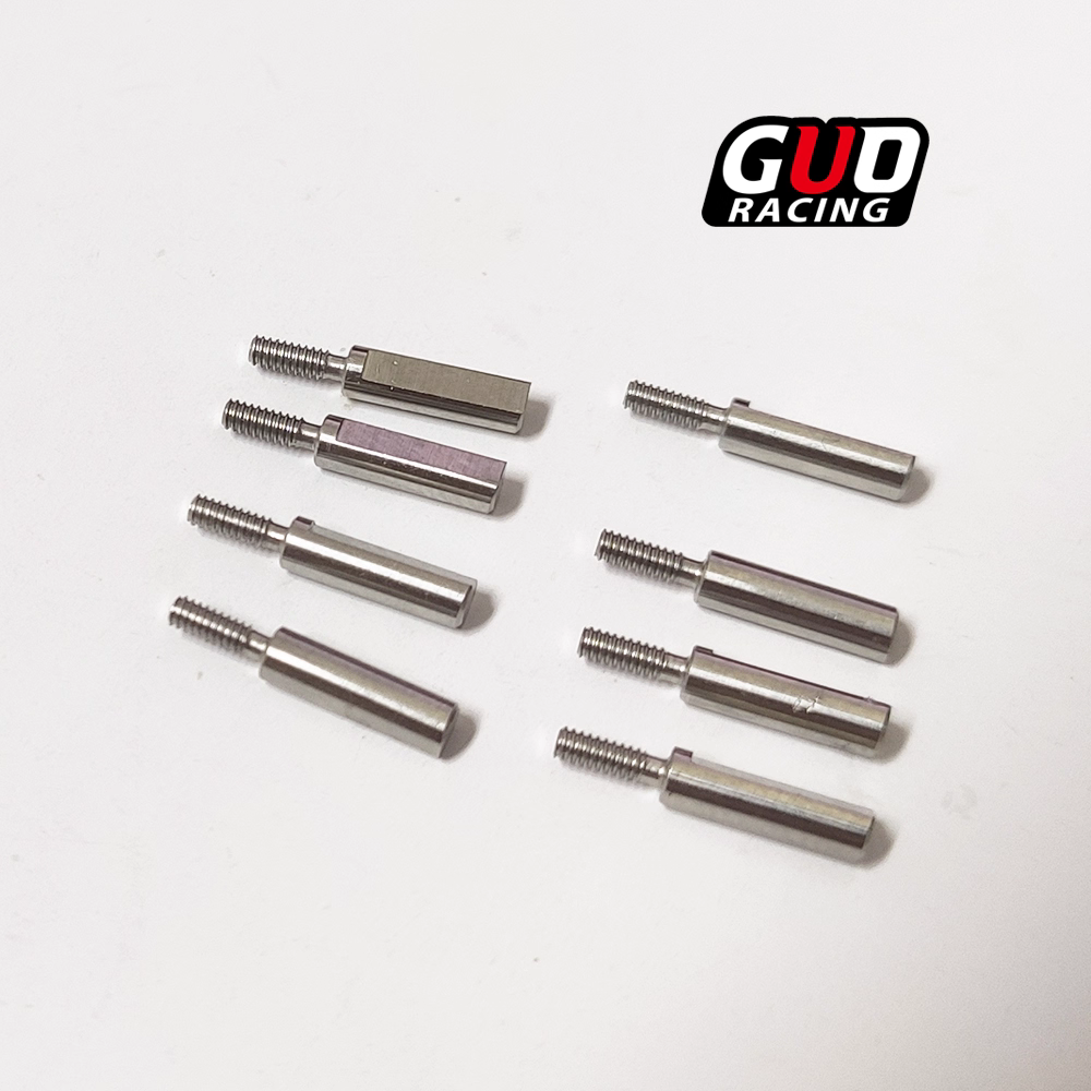 TG Racing 304 Stainless Steel Suspension Arm Extension Pins (Long/Short) for RWD Mini Drift