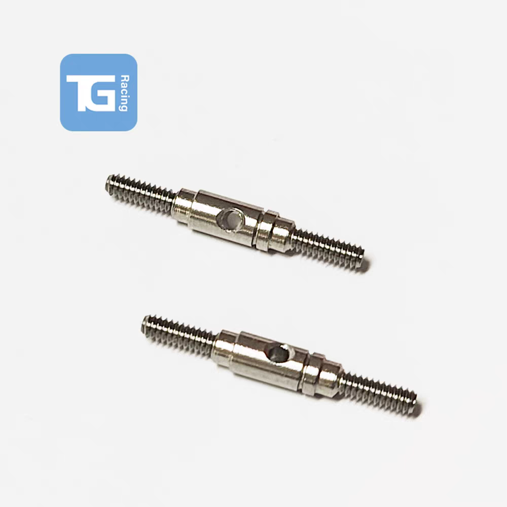 TG Racing 1/24 RWD RC Drift Car M1.4 Metal Tie Rods – Short & Extended Steel Steering Link Rods