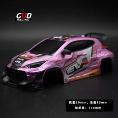 TG Racing 1/24 Toyota Yaris D24 RW00 ABS Hard Body Shell (110mm Wheelbase) for Mini-Z & Micro Drift